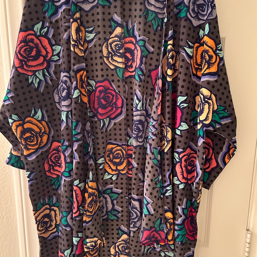 LuLaRoe Multicolor Floral Kimono